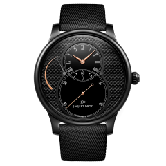 J027035541 | Jaquet Droz Grande Seconde Power Reserve Black Ceramic Clous De Paris 44 mm watch. Buy Online