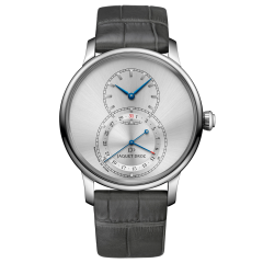 J007030247 | Jaquet Droz Grande Seconde Quantieme Satin-brushed Gray 43 mm watch. Buy Online