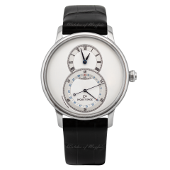 J007030242 | Jaquet-Droz Grande Seconde Quantieme Silver 43 mm watch. Buy Online