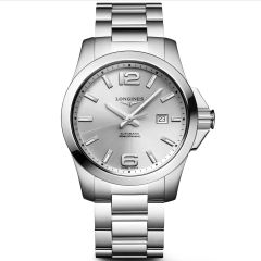 L3.778.4.76.6 | Longines Conquest Steel Automatic 43 mm watch. Buy Online