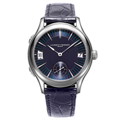 LCF007.AC.CW1.1 | Laurent Ferrier Classic Traveller White Gold Blue 41mm watch. Buy Online