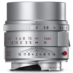 11142 | LEICA APO-Summicron-M 50mm f/2 ASPH Silver Anodized | Buy Online