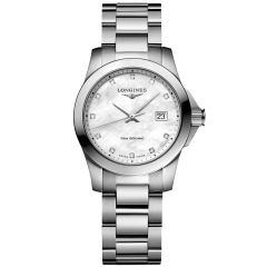 L3.376.4.87.6 | Longines Conquest Diamonds Quartz 29.5 mm watch. Buy Online