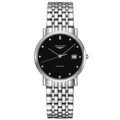 L4.809.4.57.6 | Longines Elegant Collection Diamonds Automatic 34.5 mm watch. Buy Online