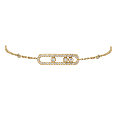 Messika Baby Move Pave Yellow Gold Diamond Bracelet 4325