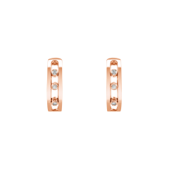 4407 | Messika Move Hoop Pink Gold Earrings. Buy online.