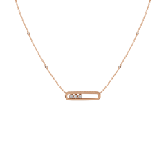 3997 | Messika Move Pink Gold Necklace. Buy online.