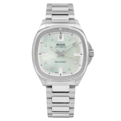 M049.307.11.106.00 | Mido Multifort TV 35 Diamonds Automatic 34.2 x 35 mm watch. Buy Online