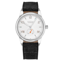 735 | Nomos Club Campus Manual Anthracite Leather 38 mm watch. Buy Online