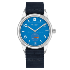 777 | Nomos Club Automatic Date Siren Blue Automatic  Blue-Black Textile 41 mm watch. Buy Onliine