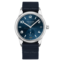 782 | NOMOS Club Sport Neomatik 42 Date Blue Textile watch. Buy Online