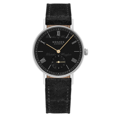 Nomos Ludwig 33 Noir Manual Velour Leather Anthracite 226