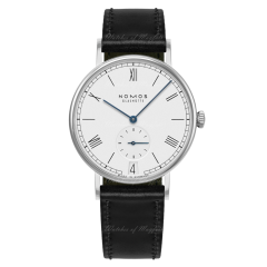 Nomos Ludwig 38 Date Manual Black Leather 231