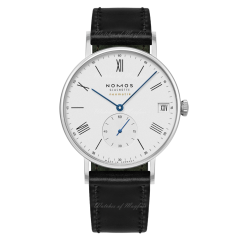 262 | Nomos Ludwig Neomatik 41 Date Automatic Black Leather watch. Buy Online