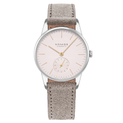 Nomos Orion 33 Rose Manual Velour Leather 315