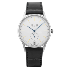 380 | Nomos Orion Date Manual 38mm watch. Buy Online