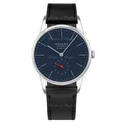 343 | Nomos Orion Neomatik Midnight Blue Automatic 39mm watch. Buy Online