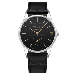 366 | Nomos Orion Neomatik 41 Date New Black Folding Clasp watch. Buy Online