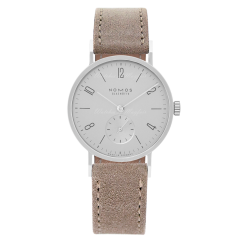 125 | Nomos Tangente 33 Gray Manual Beige Leather watch. Buy Online