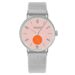 Nomos Tangente 38 Date Flamingo Pink Manual Limited Edition 179.S12