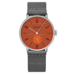 Nomos Tangente 38 Date Poporange Manual Limited Edition 179.S13