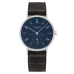 Nomos Tangente 38 Midnight Blue Anthracite Leather 167