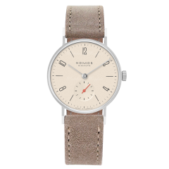 Nomos Tangente Champagne Manual Beige Leather 33 mm 150