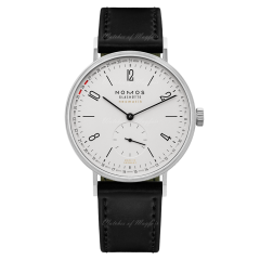 180 | Nomos Tangente Neomatik Update Automatic Black Leather Folding Clasp 41 mm watch. Buy Online