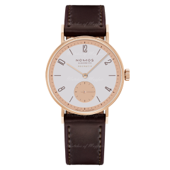 Nomos Tangente Rose Gold Neomatik 175 Years Watchmaking Glashutte 35 mm 160.S1