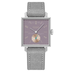 475 | Nomos Tetra Die Fuchsteufelswilde Grey Vegan Velour Strap 29.5 × 29.5 mm watch. Buy Online