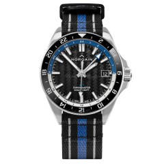 Norqain Adventure Neverest GMT Black and Blue Rubber Nato 41mm NN1100SC1CG/BA111