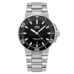 01 733 7653 4154-07 8 26 01PEB | Oris Aquis Date Steel Automatic 43 mm watch. Buy Online