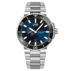 01 743 7673 4135-07 8 26 01PEB | Oris Aquis Small Second Date Steel Automatic 46 mm watch. Buy Online