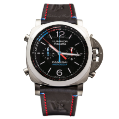 PAM00726 | Panerai Luminor 1950 Regatta Oracle Team USA 3 Days Chrono Flyback Automatic Titanium 47 mm watch. Buy Online