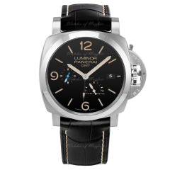 PAM01321 | Panerai Luminor 1950 3 Days GMT Power Reserve Automatic Acciaio 44 mm watch. Buy Online