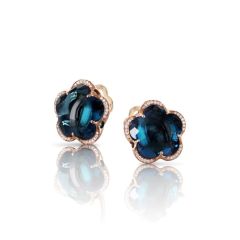 Pasquale Bruni Bon Ton Rose Gold Topaz Diamond Earrings 15308R