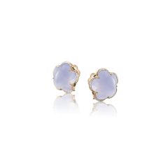 Pasquale Bruni Bon Ton Rose Gold Chalcedony Diamond Earrings 15627R