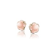 Pasquale Bruni Bon Ton Rose Gold Quartz Diamond Earrings 15638R