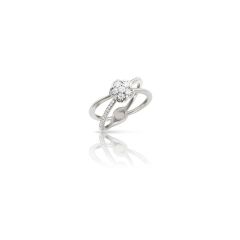 Pasquale Bruni Bon Ton Fioremi White Gold Diamond Ring Size 54 15932B