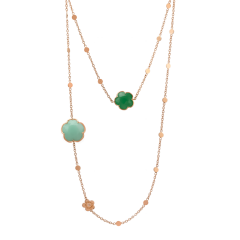 15608R|Pasquale Bruni Bon Ton Goddesses Rose Gold Chrysoprase Necklace