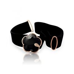 15601R | Buy Pasquale Bruni Ton Joli Onlyx Black Velvet Choker