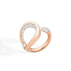 Pomellato Fantina Rose Gold Diamond Ring PAC0090_O7WHR_DB000