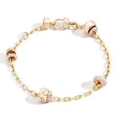 Pomellato Iconica Rose Gold Diamond Bracelet PBB8110_O7000_DB000