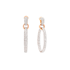 Pomellato Iconica Rose Gold Diamond Earrings POC2063_O7WHR_DB000