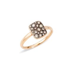 Pomellato Sabbia Rose Gold Diamond Ring PAB9032_O7000_DBR00