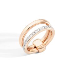 Pomellato Iconica Rose Gold Diamond Ring PAC0100_O7WHR_DB000