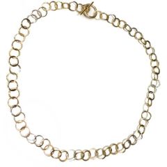 Pomellato Lucciole Rose White Yellow Gold Diamond Necklace PCA201A_O4000_DB0BY