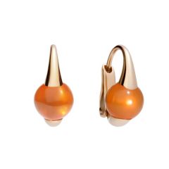 Pomellato M'ama Non M'ama Rose Gold Garnet Earrings POB0040_O7000_000GE