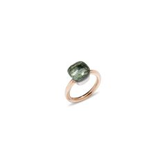 Pomellato Nudo Rose and White Gold Prasiolite Ring PAA1100_O6000_000PA