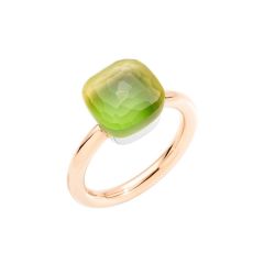 Pomellato Nudo Rose and White Gold Quartz Chrysoprase Ring PAA1100_O6000_SQLCP